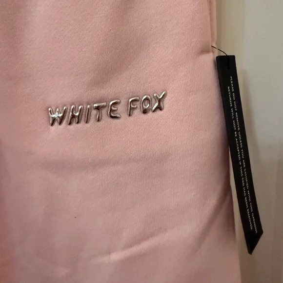 NWT White Fox Test Drive Sweatpants in size XS color Icy Pink - Picture 6 of 6